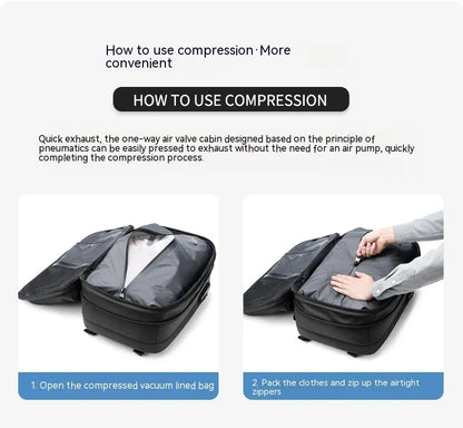 Vakuumkompressions-Rucksack mit großem Fassungsvermögen