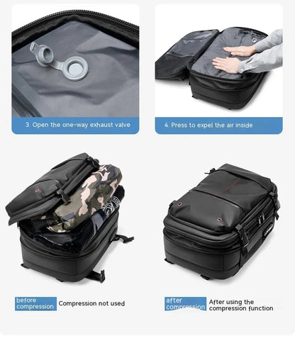 Vakuumkompressions-Rucksack mit großem Fassungsvermögen